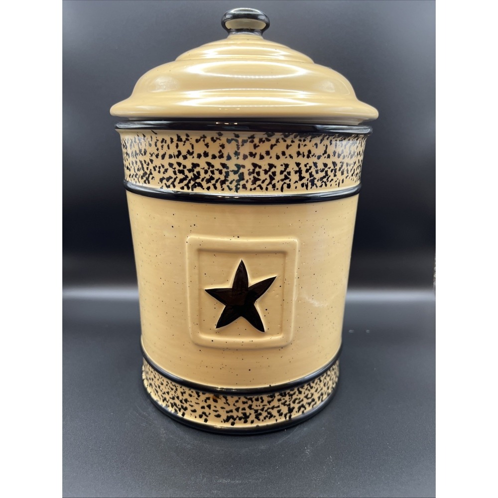 Black Star Park Designs 10" Canister With Lid